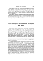 "Tied" cottages in rural districts in England and Wales