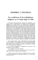 Las condiciones de los trabajadores indígenas en el Congo belga en 1944