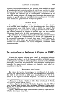 La main-d'œuvre indienne à Ceylan en 1933
