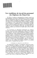Les conditions de travail du personnel des hôpitaux des Etats-Unis