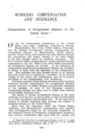 Compensation of occupational diseases in the United States
