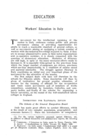 Workers' education in Italy