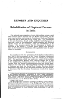 Rehabilitation of displaced persons in India