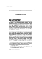 What is the future of work?: ideas from a French report