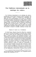 Une Conférence internationale sur la statistique des salaires