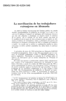 La movilización de los trabajadores extranjeros en Alemania