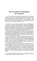 The economic development of Venezuela