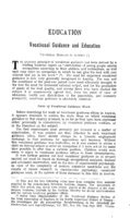Vocational guidance and education