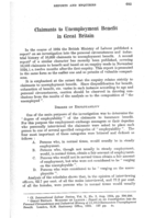 Claimants to unemployment benefit in Great Britain