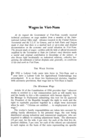 Wages in Viet-nam