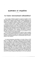 Le Centre international radiomédical
