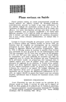Plans sociaux en Suède