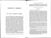 Les services d'assistance ménagère