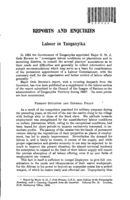Labour in Tanganyika