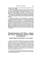 Financial operation of the widows', orphans' and old-age contributory pensions scheme in Great Britain: actuarial report and estimates as to the future