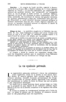 La vie syndicale patronale