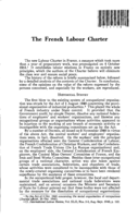 The French labour charter