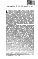 Les cargaisons de pont et la sécurité en mer