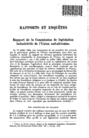 Rapport de la Commission de législation industrielle de l'Union sud-africaine