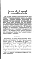 Encuesta sobre la igualdad de remuneración en Suecia