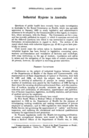 Industrial hygiene in Australia