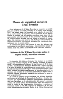 Planes de seguridad social en Gran Bretaña
