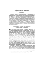 Night work in bakeries: [II]