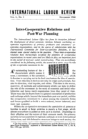 Inter co-operative relations and post-war planning