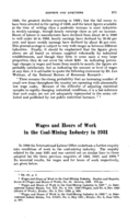 Wages and hours of work in the coal-mining industry in 1931