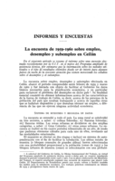 La encuesta de 1959-1960 sobre empleo, desempleo y subempleo en Ceilán