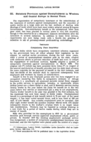 Statutory provision against unemployment in Western and Central Europe in recent years