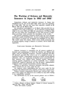 The working of sickness and maternity insurance in Japan in 1932 and 1933