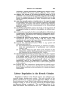 Labour regulation in the French colonies