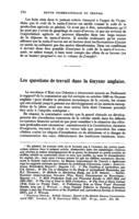 Les questions de travail dans la Guyane anglaise