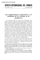 Las organizaciones cooperativas y el problema de la vivienda en la postguerra