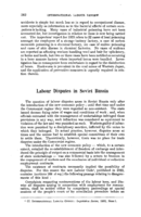 Labour disputes in Soviet Russia