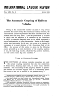 The automatic coupling of railway vehicles