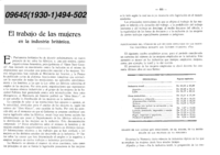 El trabajo de las mujeres en la industria británica