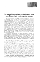 Le travail des enfants et des jeunes gens aux Etats-Unis en temps de guerre