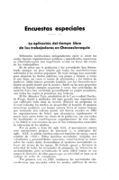 La aplicación del tiempo libre de los trabajadores en Checoeslovaquia