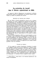 La protection du travail dans le Bornéo septentrional en 1932