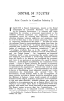 Joint councils in Canadian industry