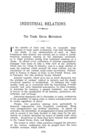 The trade union movement