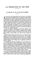 Le coût de la vie et les prix de détail