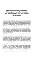 La protección de los trabajadores del transporte contra las demandas por responsabilidad civil que resulten de su empleo