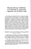 Remuneración por rendimiento en las industrias de construcción e ingeniería civil del Reino Unido