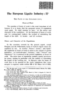 The European lignite industry: II