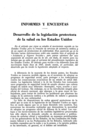 Desarrollo de la legislación protectora de la salud en los Estados Unidos