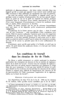 Les conditions de travail dans les chemins de fer de l'Inde