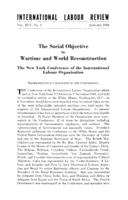 The social objective in wartime and world reconstruction: the New York Conference of the International Labour Organisation